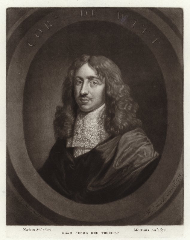 Portrett av Cornelis de Witt av Dutch School