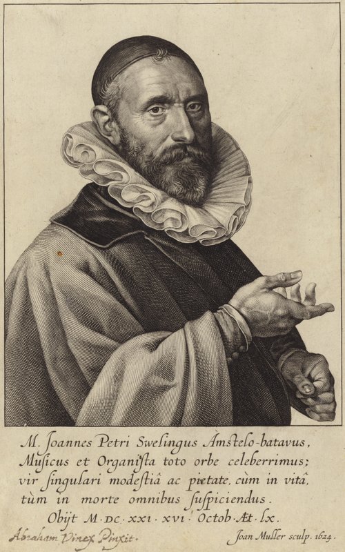 Portrett av Jan Pieterszoon Sweelinck av Dutch School