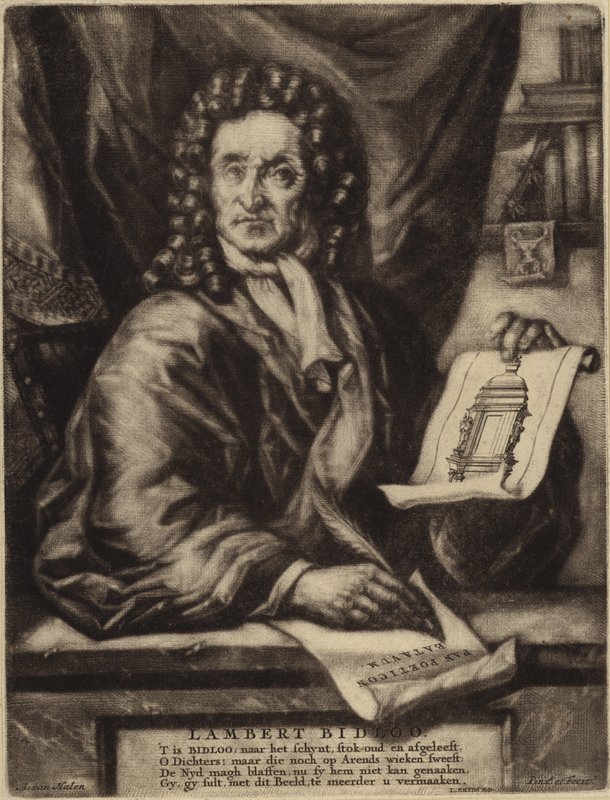 Portrett av Lambert Bidloo av Dutch School