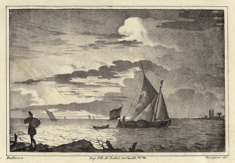 Sjølandskap av Dutch School