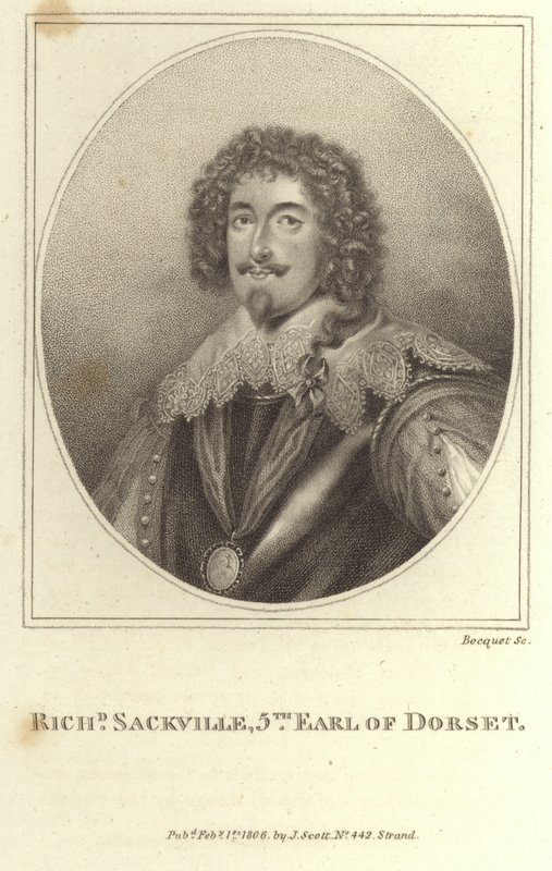 Richard Sackville den femte jarlen av Dorset av E. Bocquet