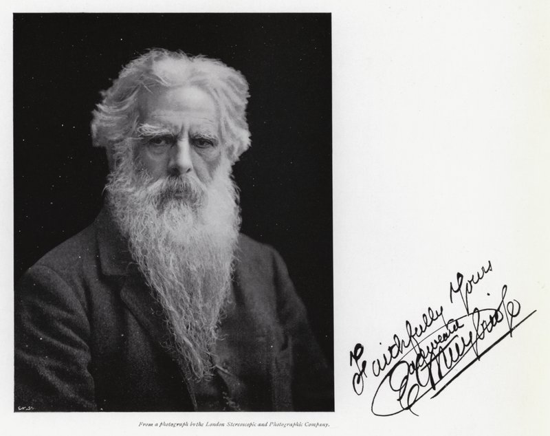 Portrett av Eadweard Muybridge (s/hvitt bilde) av Eadweard Muybridge