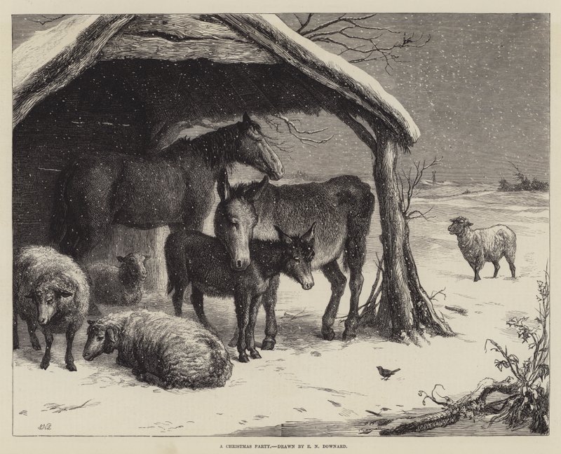 En julefest av Ebenezer Newman Downard