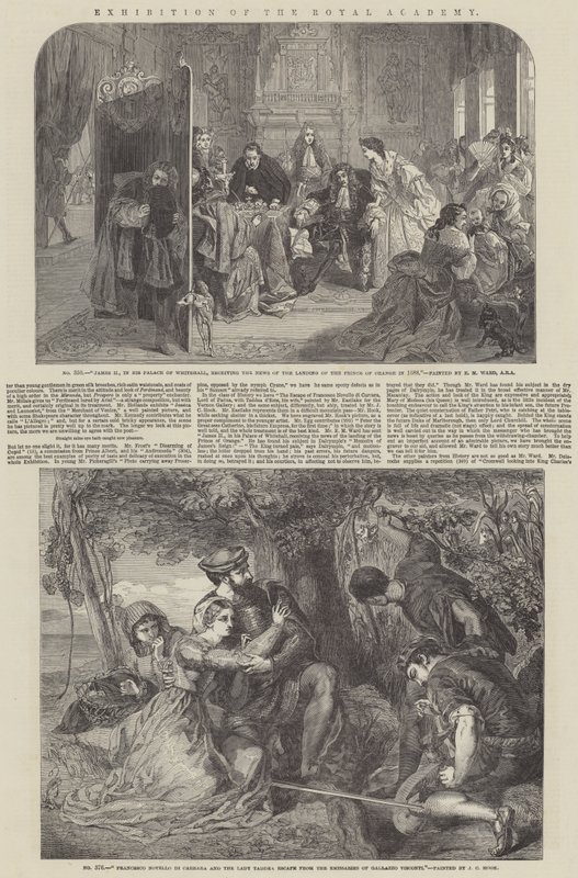 Utstilling av Royal Academy av Edgar Melville Ward