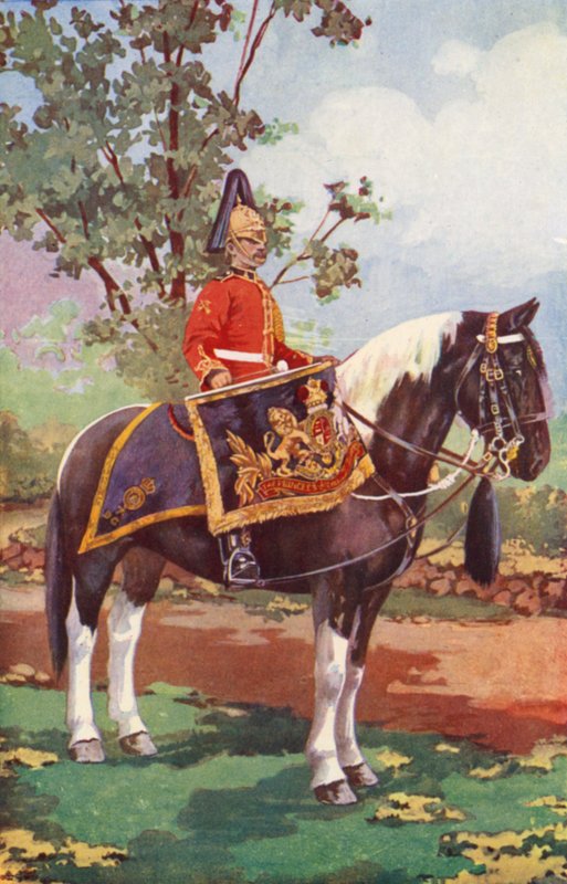 Drum Horse fra 7. Dragoon Guards av Edgar Alfred Holloway