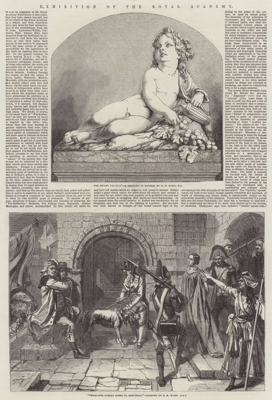 Utstilling av Royal Academy av Edgar Melville Ward