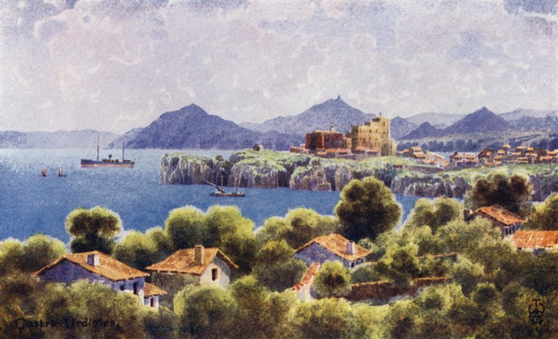 Nord-Spania: Castro Urdiales, Bilbao-kysten (fargemedlemmer) av Edgar T. A. Wigram