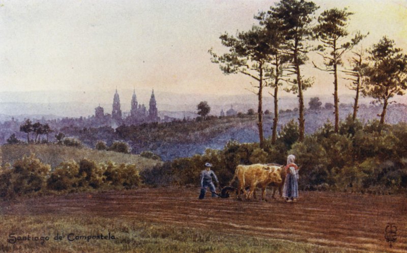 Nord-Spania: Santiago de Compostela, Spania av Edgar T. A. Wigram