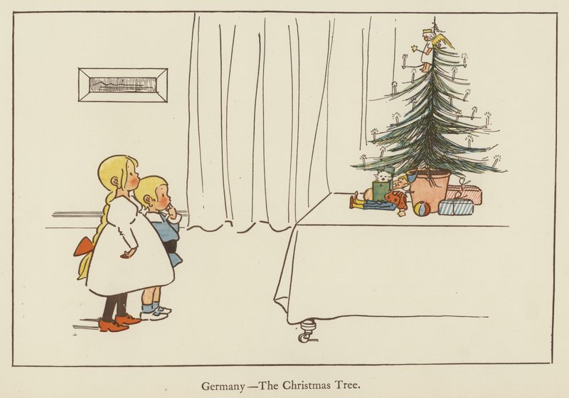 Tyskland, juletreet av Edith Farmiloe