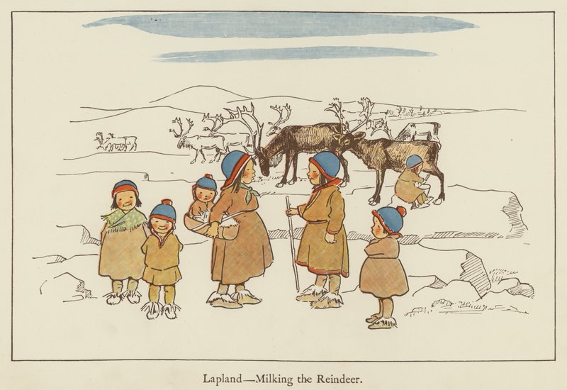 Lappland, melker reinen av Edith Farmiloe