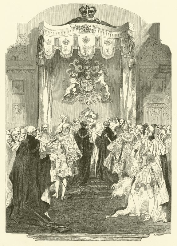 Kapittel av Order of the Garter, Windsor (gravering) av Edmond (after) Morin