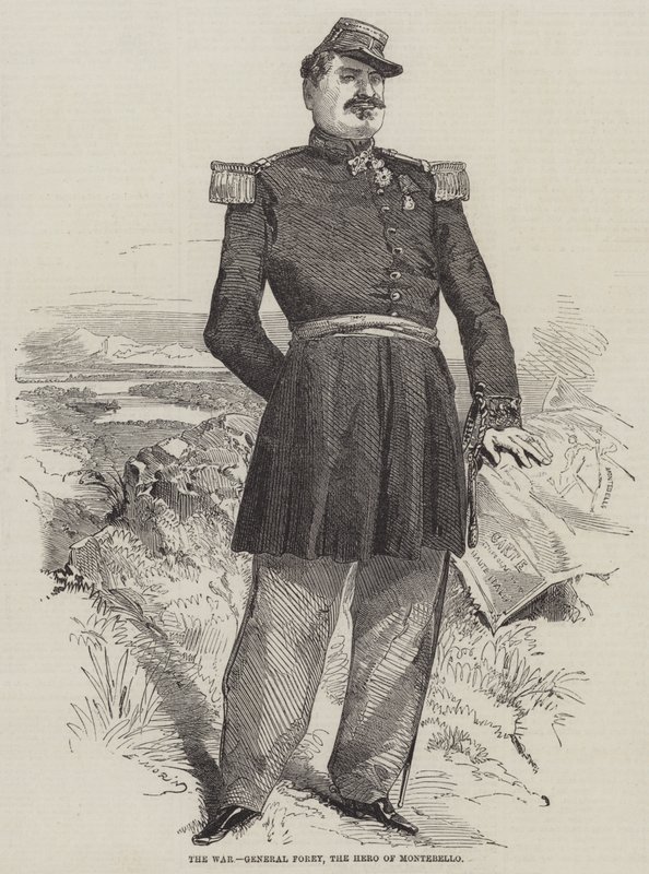 Krigen, general Forey, helten fra Montebello av Edmond Morin