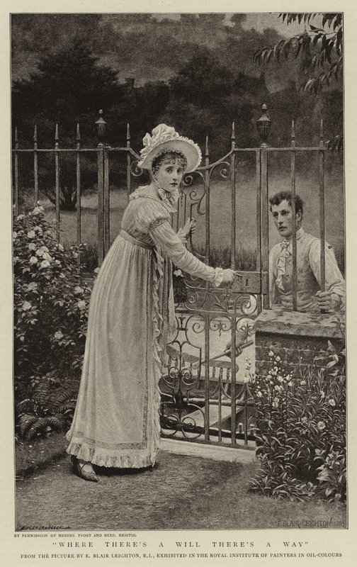 Der det er vilje er det en vei av Edmund Blair Leighton