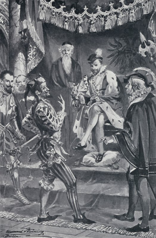 Illustrasjon for Goethes Faust av Edmund Bruning