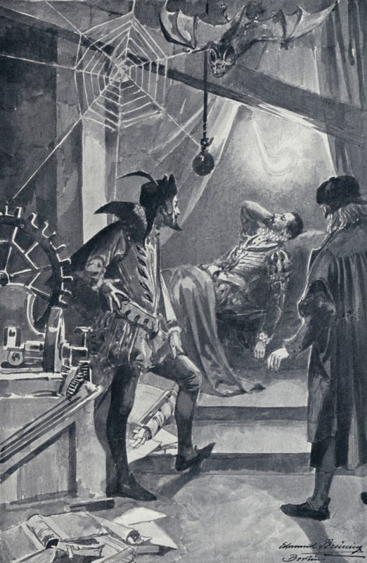 Illustrasjon for Goethes Faust av Edmund Bruning