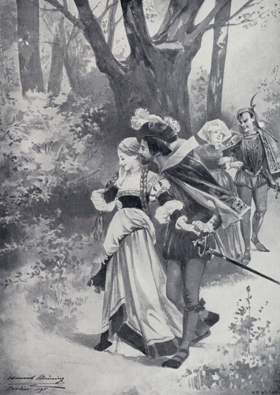 Illustrasjon for Goethes Faust av Edmund Bruning