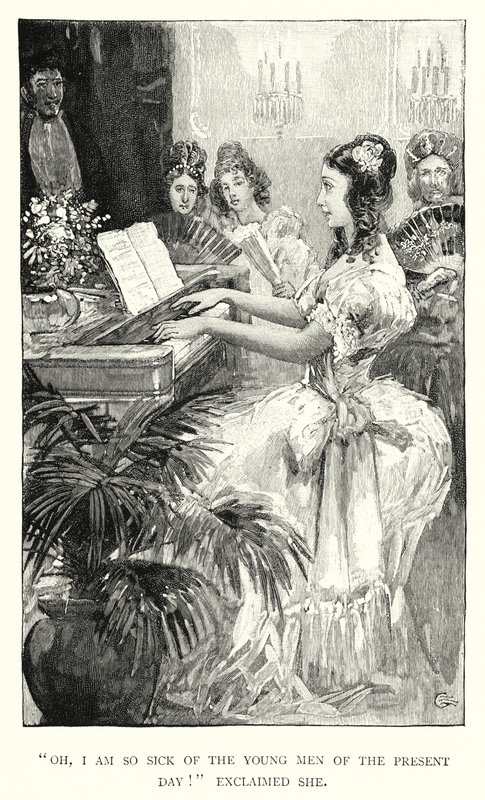 Illustrasjon for Jane Eyre av Charlotte Bronte (gravering) av Edmund Henry Garrett