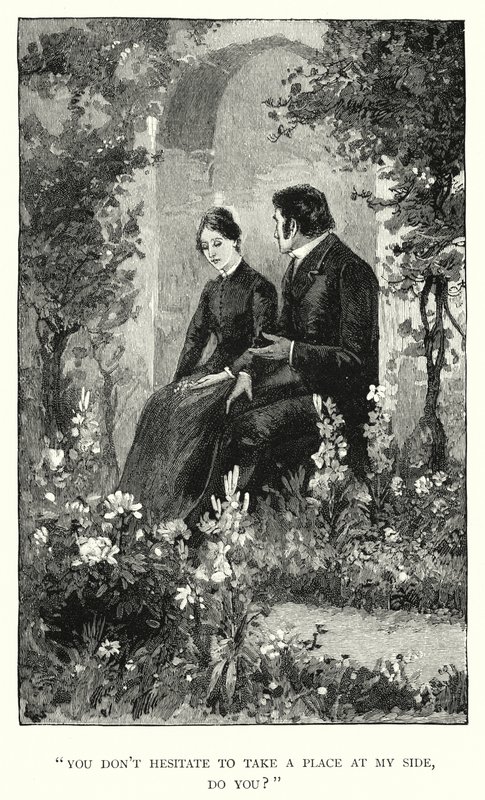 Illustrasjon for Jane Eyre av Charlotte Bronte (gravering) av Edmund Henry Garrett