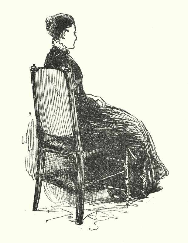 Illustrasjon for Jane Eyre av Charlotte Bronte (litho) av Edmund Henry Garrett