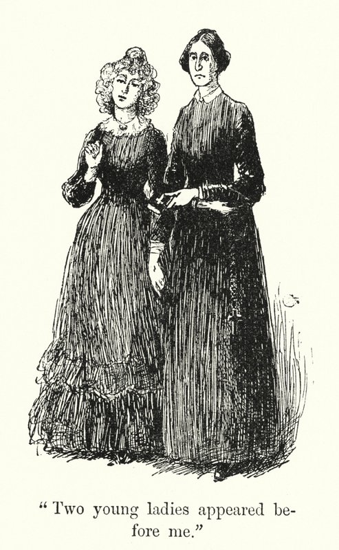 Illustrasjon for Jane Eyre av Charlotte Bronte (litho) av Edmund Henry Garrett