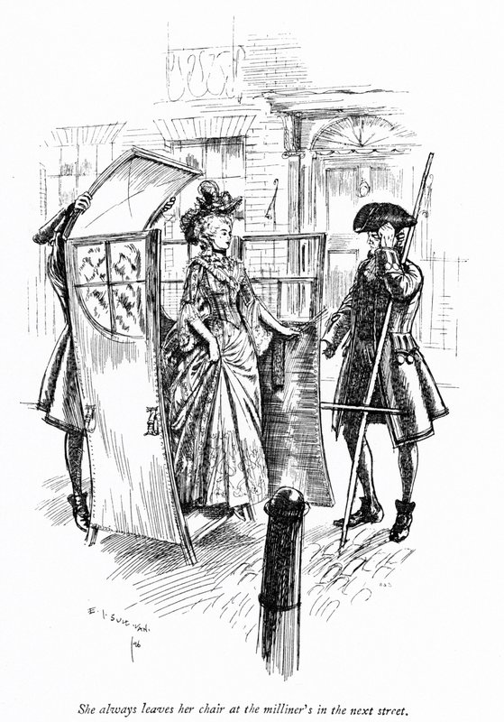 Illustrasjon for Sheridans The School for Scandal (gravering) av Edmund Joseph (after) Sullivan