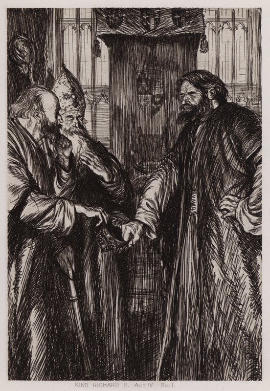 The Tragedy of King Richard II, Act IV, Sc 1 av Edmund Joseph Sullivan