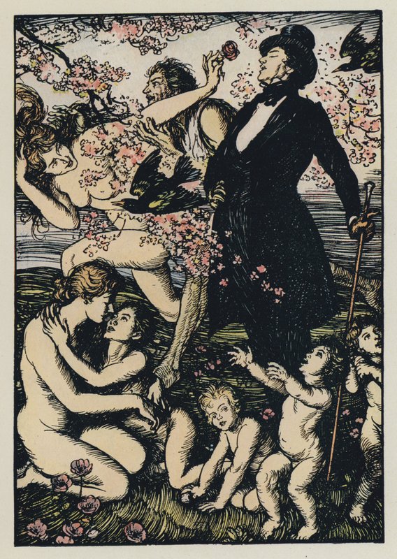 Illustrasjon for Tennysons Maud av Edmund Joseph after Sullivan