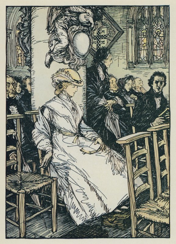 Illustrasjon for Tennysons Maud av Edmund Joseph after Sullivan