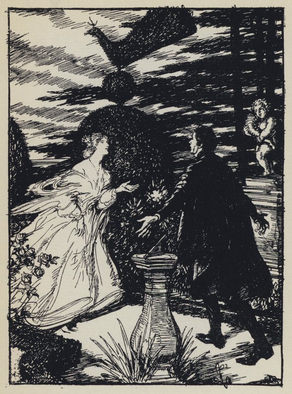 Illustrasjon for Tennysons Maud av Edmund Joseph after Sullivan