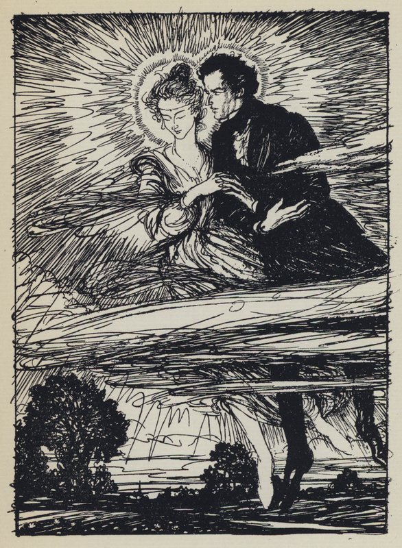 Illustrasjon for Tennysons Maud av Edmund Joseph after Sullivan