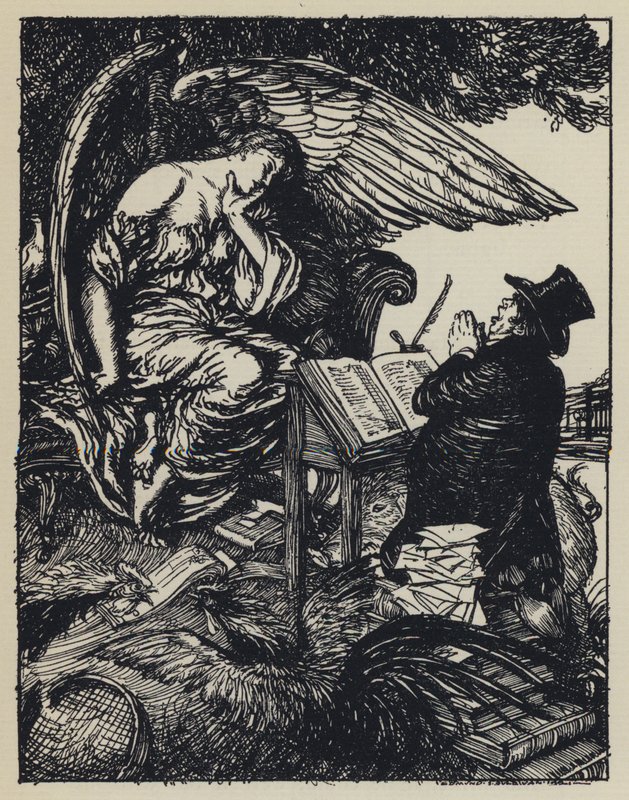 Illustrasjon for Tennysons Maud av Edmund Joseph after Sullivan
