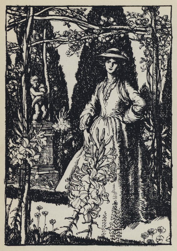 Illustrasjon for Tennysons Maud av Edmund Joseph after Sullivan