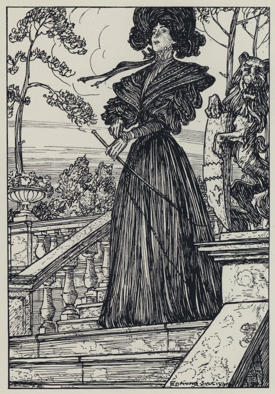 Tennyson, illustrasjon for A Dream of Fair Women and Other Poems av Edmund Joseph after Sullivan