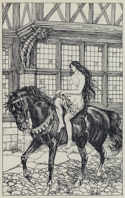 Tennyson, illustrasjon for A Dream of Fair Women and Other Poems av Edmund Joseph after Sullivan
