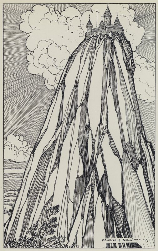 Tennyson, illustrasjon for A Dream of Fair Women and Other Poems av Edmund Joseph after Sullivan