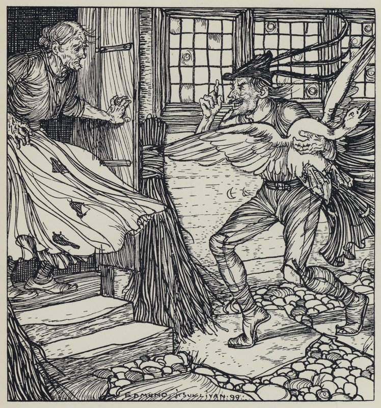 Tennyson, illustrasjon for A Dream of Fair Women and Other Poems av Edmund Joseph after Sullivan