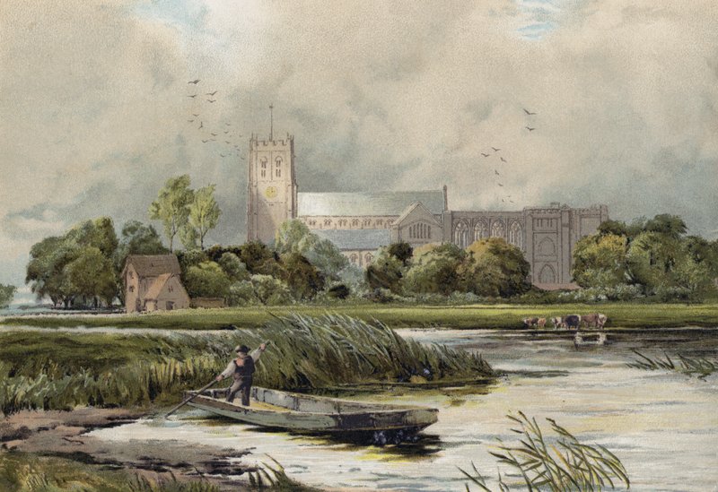 Sommerskyer, Christchurch, Hampshire av Edmund Morison after Wimperis