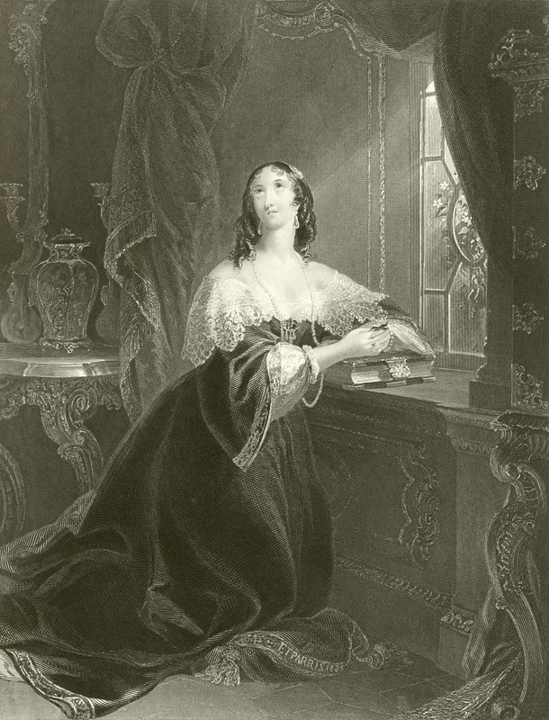 Louise, hertuginne av La Valliere av Edmund Thomas Parris