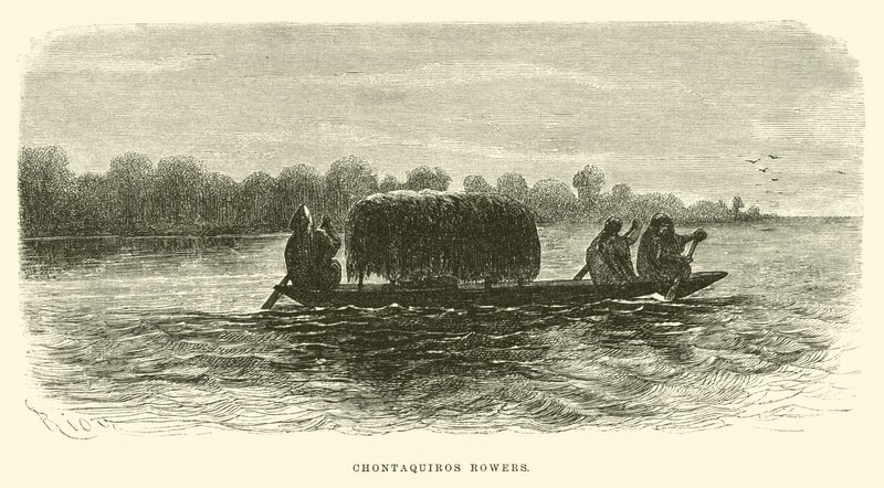 Chontaquiros roere av Edouard Riou