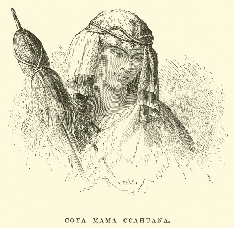 Coya Mama Ccahuana av Edouard Riou