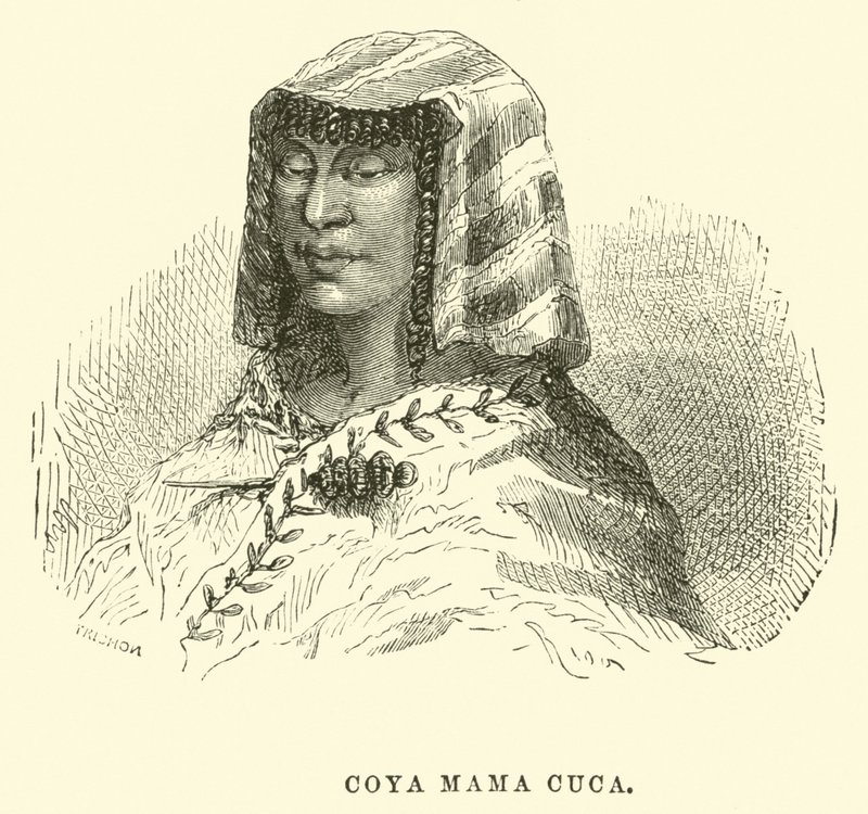 Coya Mama Cuca av Edouard Riou