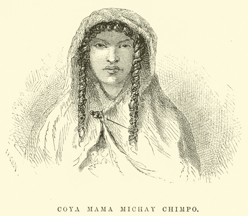 Coya Mama Michay Chimpo av Edouard Riou