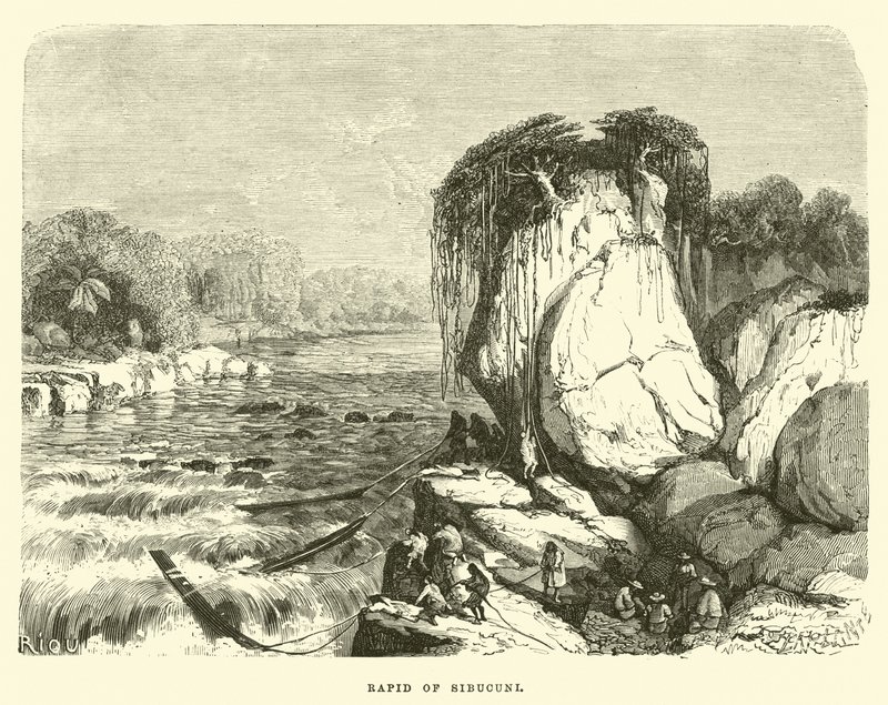 Rask av Sibucuni av Edouard Riou