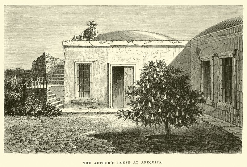 Forfatterens hus på Arequipa av Edouard Riou