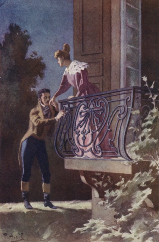Jeg fant ham stående der, hånden hans hvilende på et hjørne av balkongen min av Edouard Henri Avril