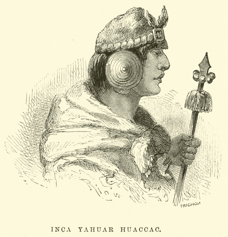 Inca Yahuar Huaccac av Edouard Riou