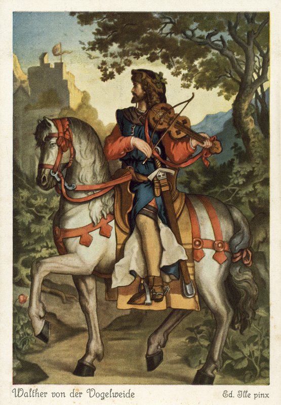 Walther von der Vogelweide av Eduard Ille