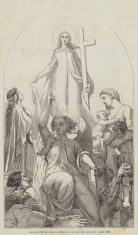Tegneserie, Religionens ånd av Edward A. Armitage