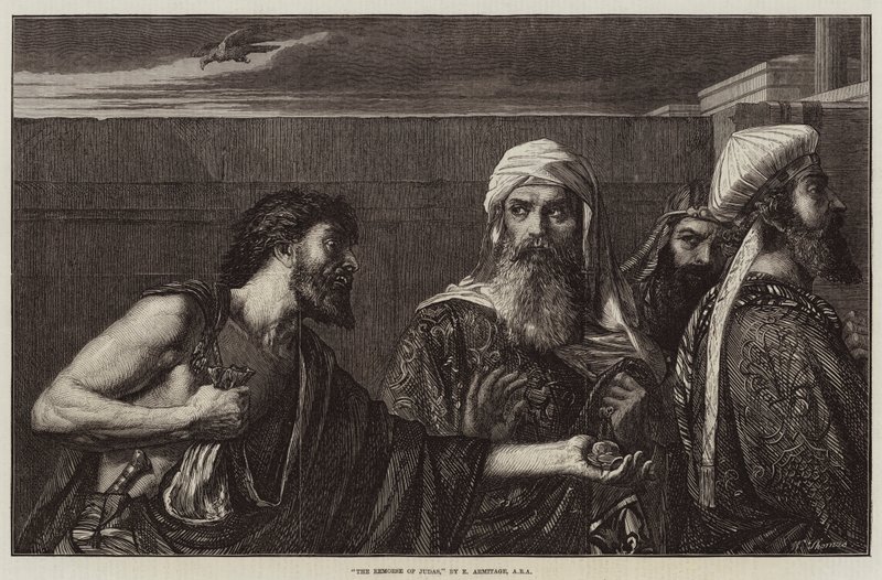 Judas anger av Edward A. Armitage