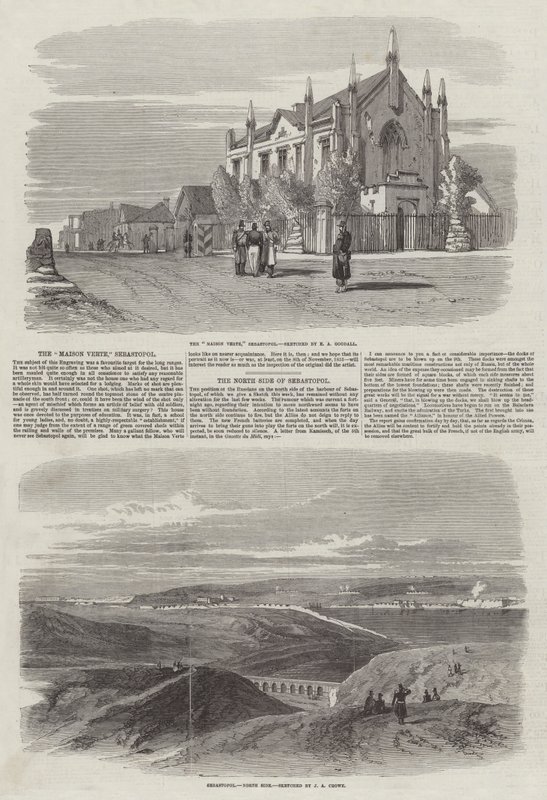 Skisser av Sebastopol av Edward Angelo Goodall